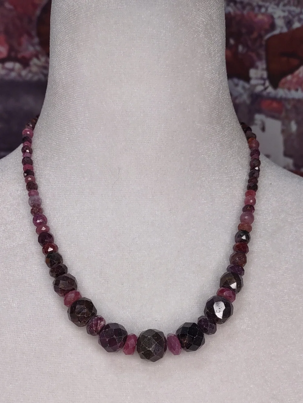 Jay King Faceted Ruby Gemstone Necklace